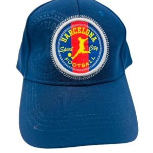 Barcelona Football Club Baseball Cap – Navy Blue with Embroidered Crest