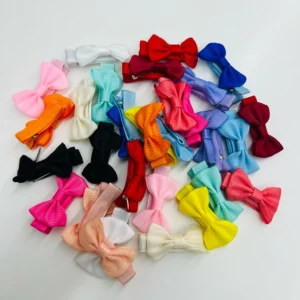 Colorful Mini Hair Bow Clips 30 pcs