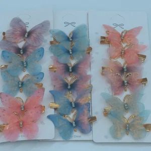 Elegant Butterfly Hair Clips Collection