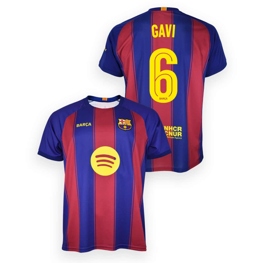Camiseta Gavi FC Barcelona 2025-26 - Réplica Oficial