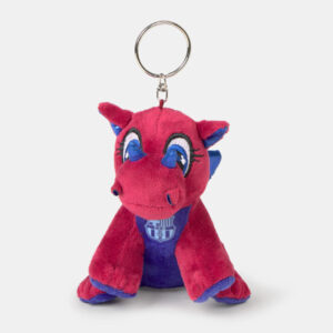 FC Barcelona Dragon Plush Keychain – Official Club Merchandise