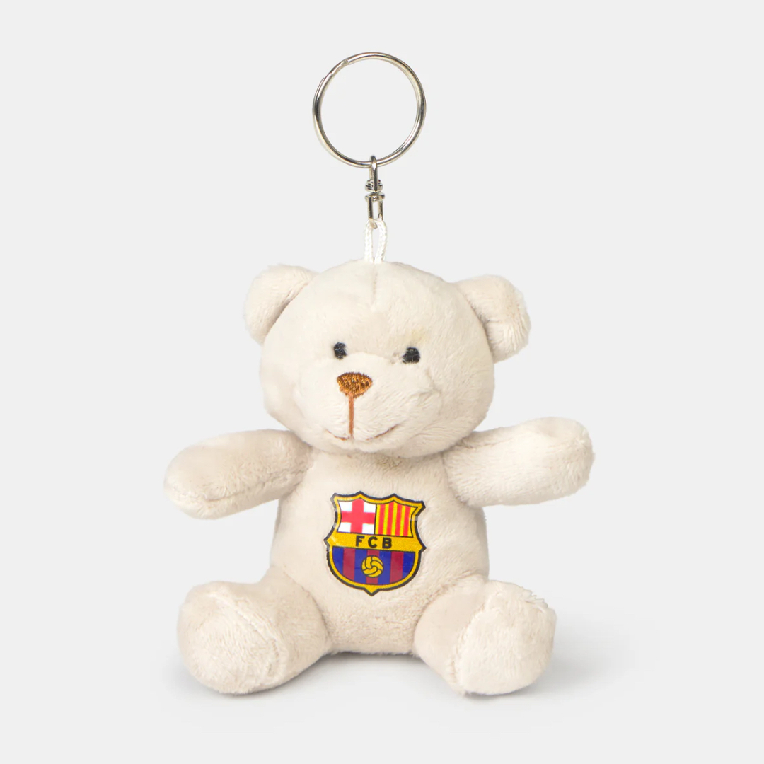 FC Barcelona Teddy Bear Keychain – Official Club Merchandise
