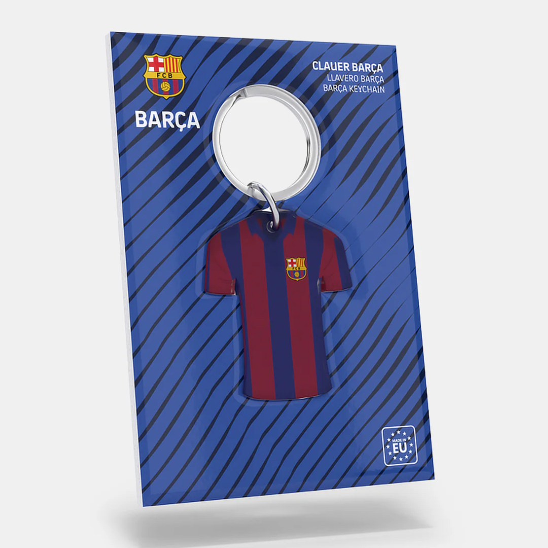 FC Barcelona Classic T-Shirt Keychain – Official Club Merchandise - Image 3