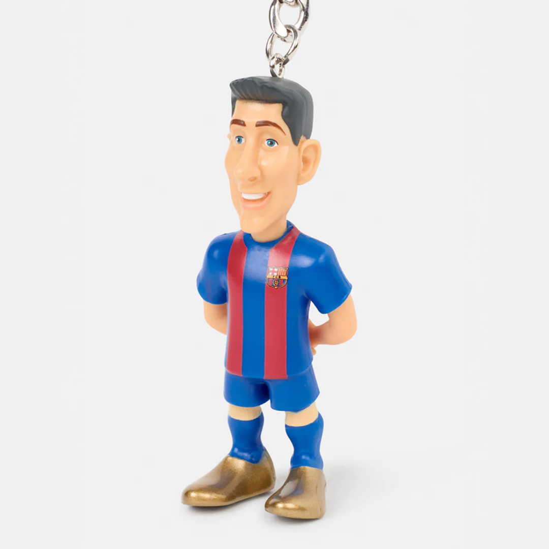 FC Barcelona Lewandowski Mini Keychain – Official Collectible - Image 3