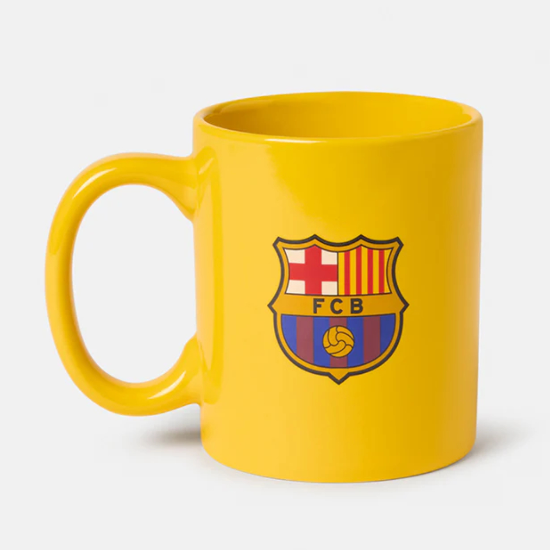 FC Barcelona Trencadís Mug – Yellow Ceramic Souvenir