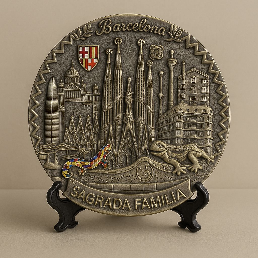 Bronze Souvenir Plate